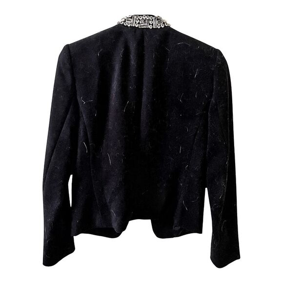 Michael Kors Diamonte Crystal Blazer Evening Jacket Elegant Party Size 4 - Picture 5 of 7